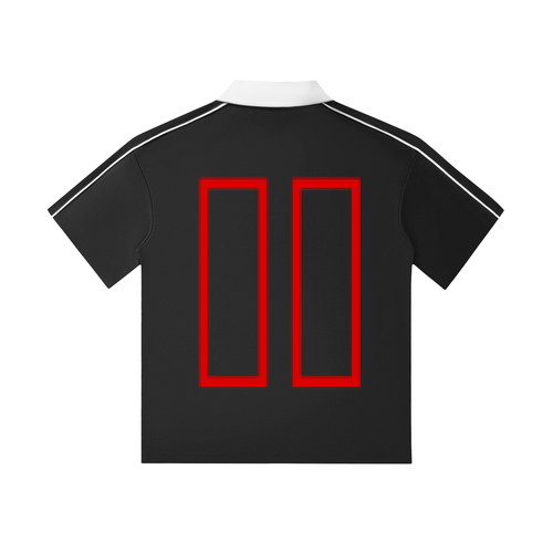 ARRIVAL STAMP POLO – BLACK